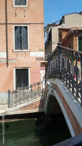 scorcio con ponticello veneziano photo