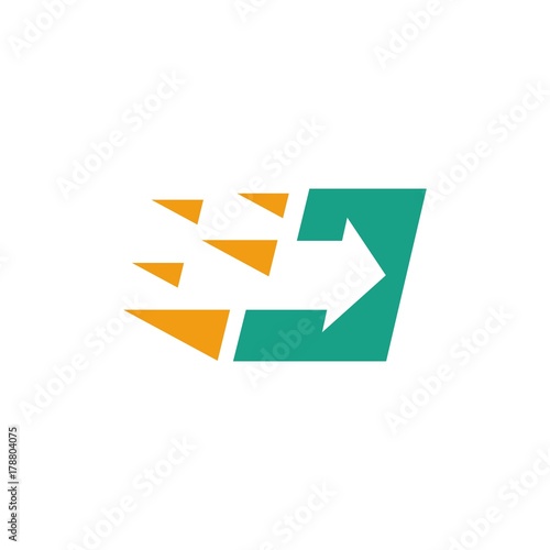 delivery logo. icon. editable. simple