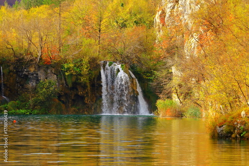 National park Plitvice lakes  Croatia