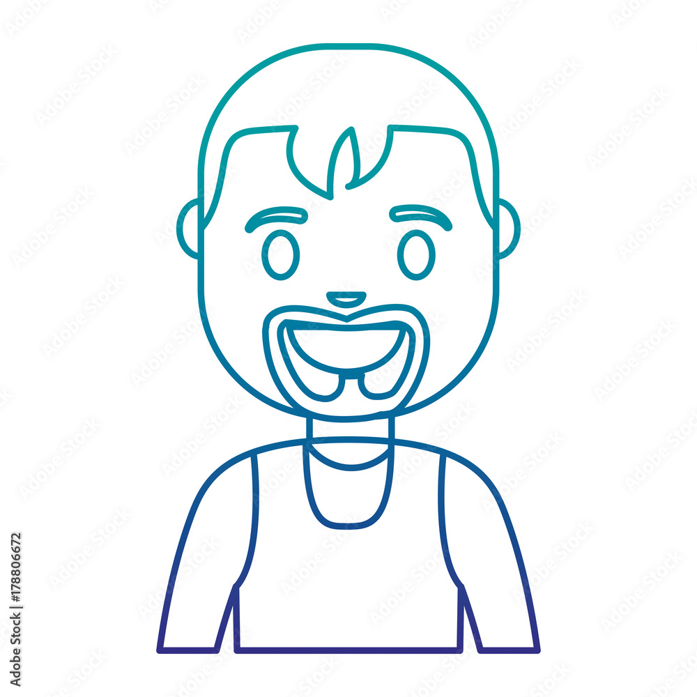 cartoon man icon over white background vector illustration cartoon man icon over white background vector illustration