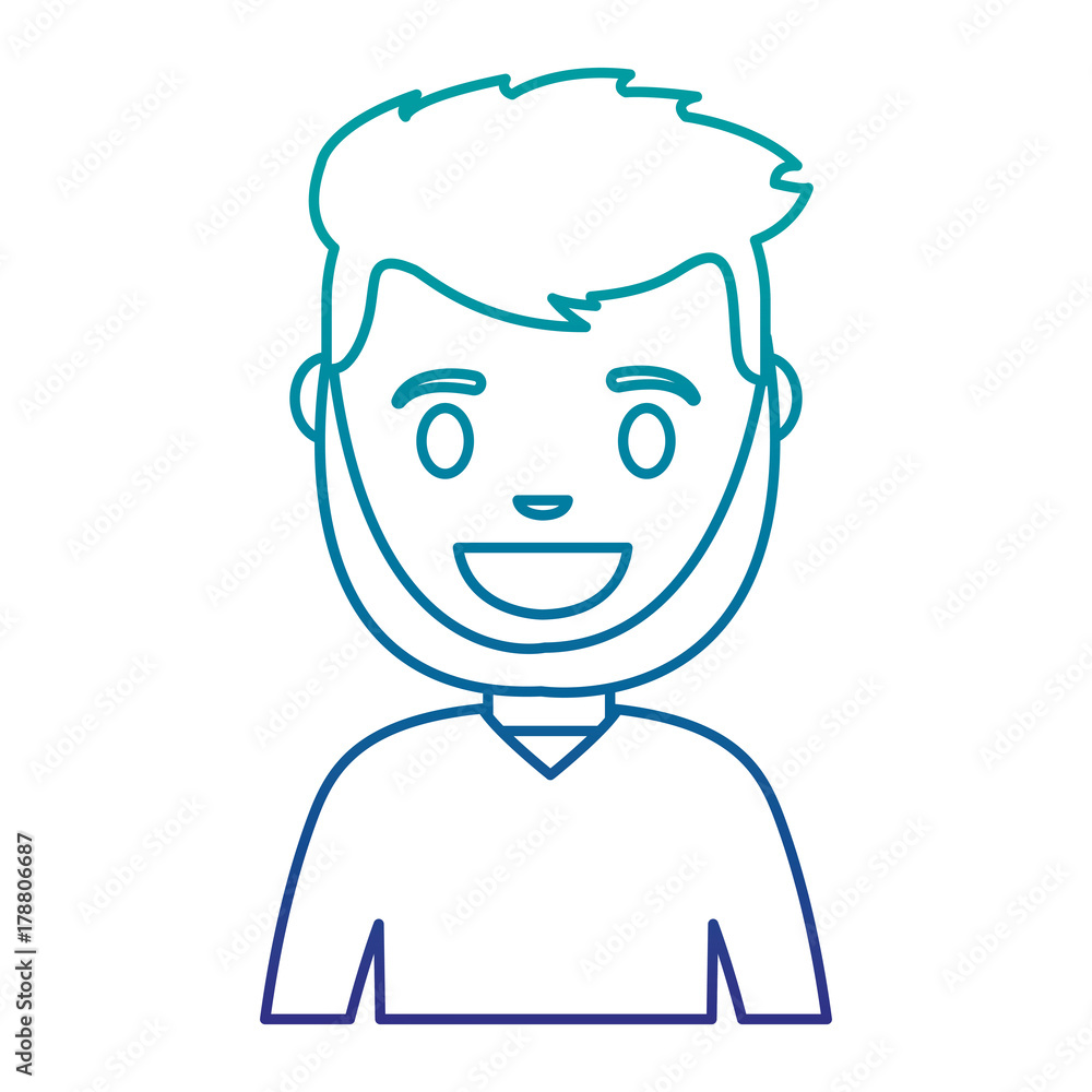 cartoon man icon over white background vector illustration cartoon man icon over white background vector illustration