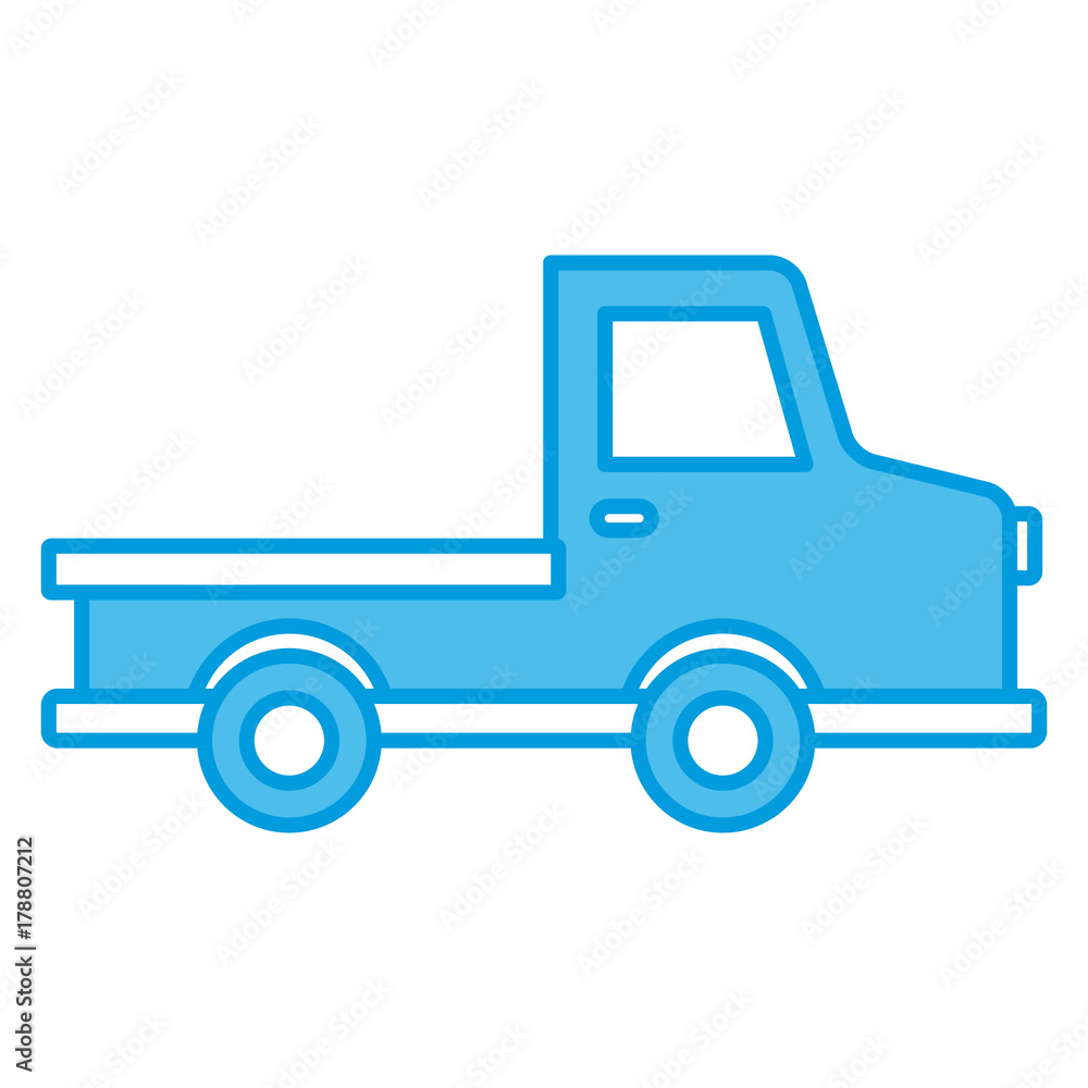 Pick up vehicle icon vector illustration graphic design Pick up vehicle icon vector illustration graphic design
