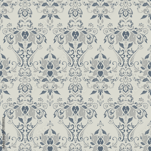 floral vintage wallpaper. vector seamless background
