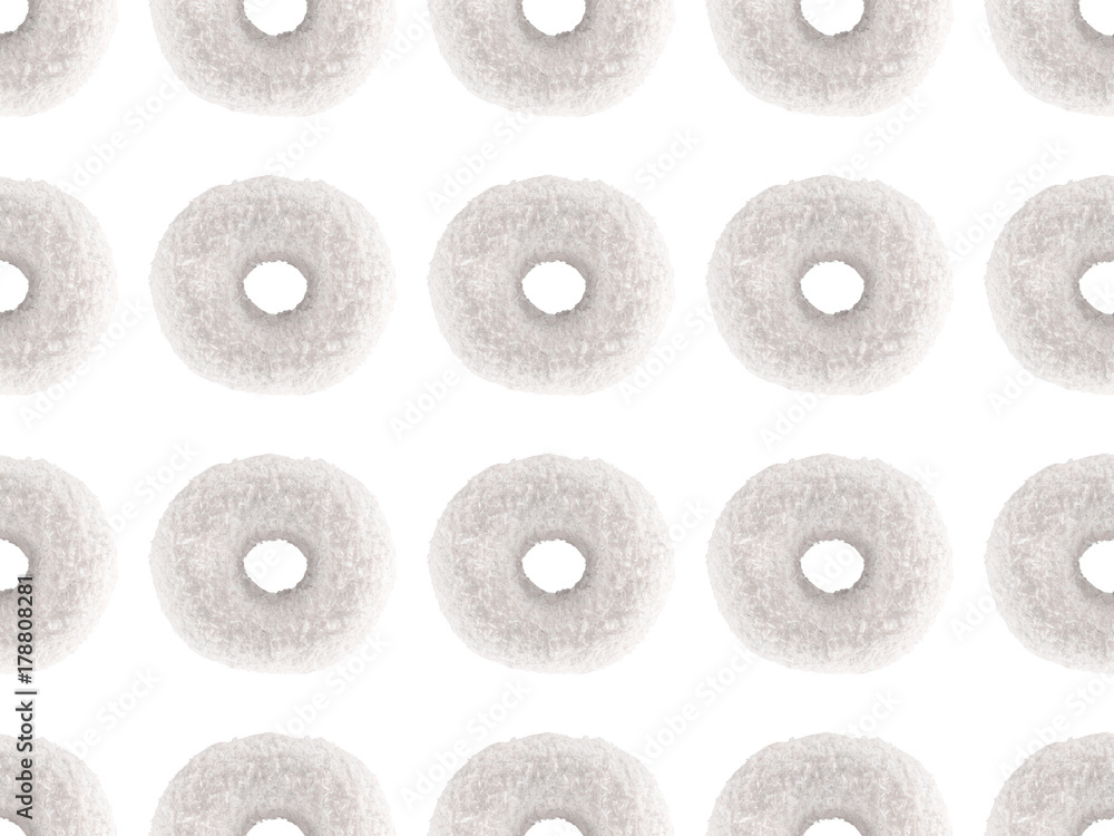 Fototapeta premium doughnuts pattern