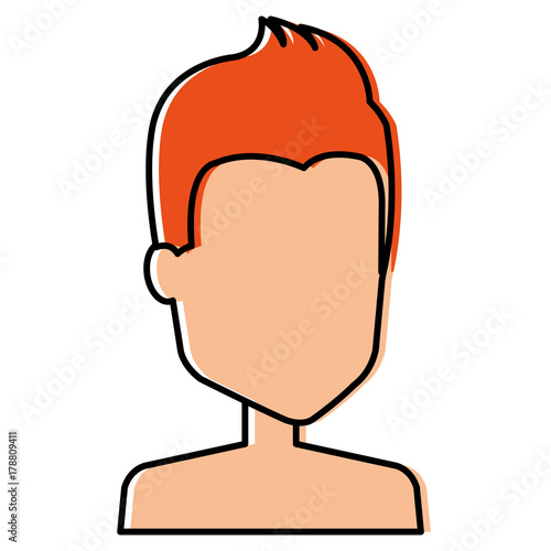young man shirtless avatar character