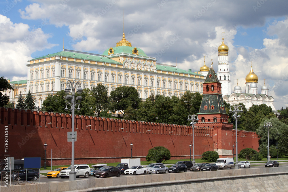 Architectural ensemble of the Moscow Kremlin.