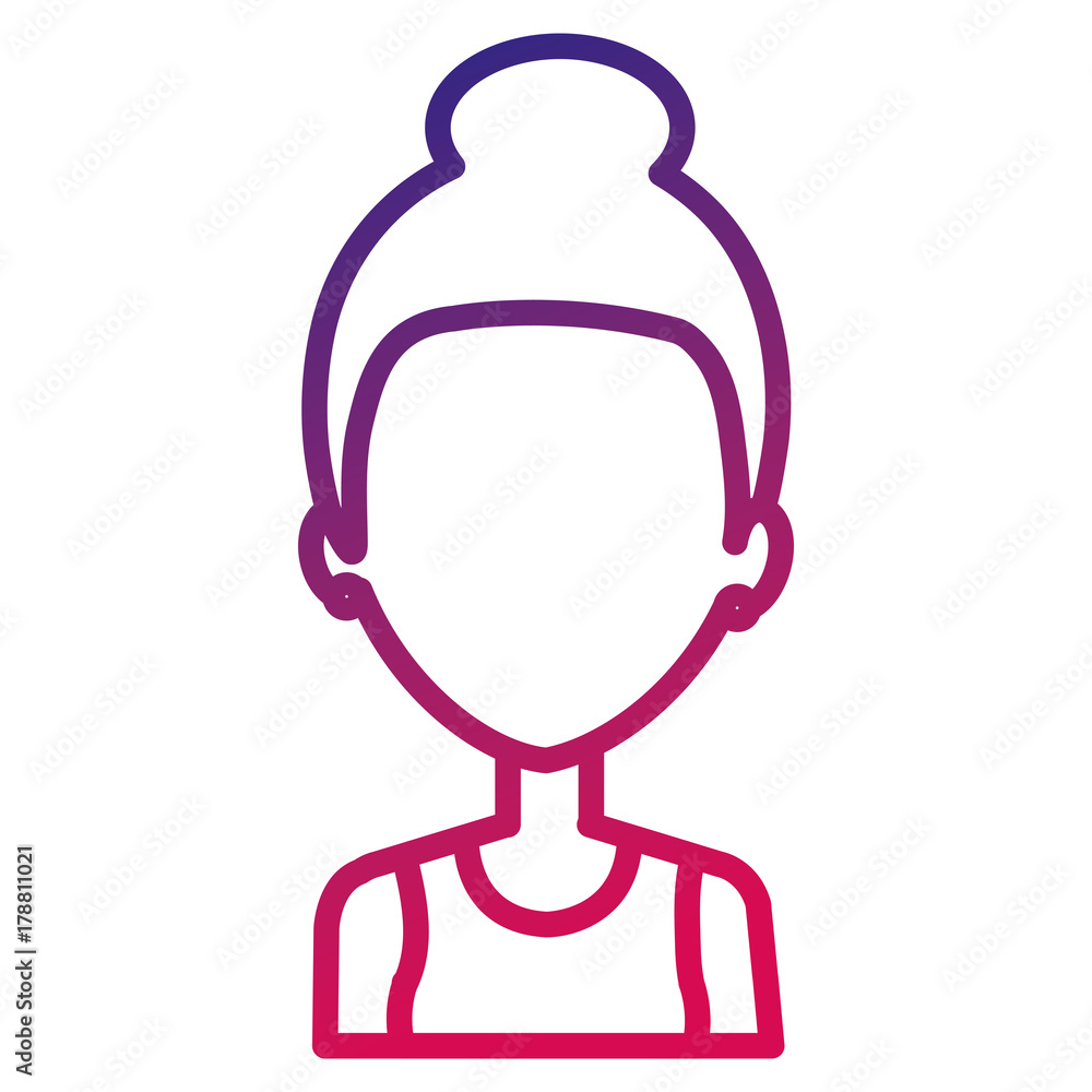 Obraz premium beautiful woman avatar character