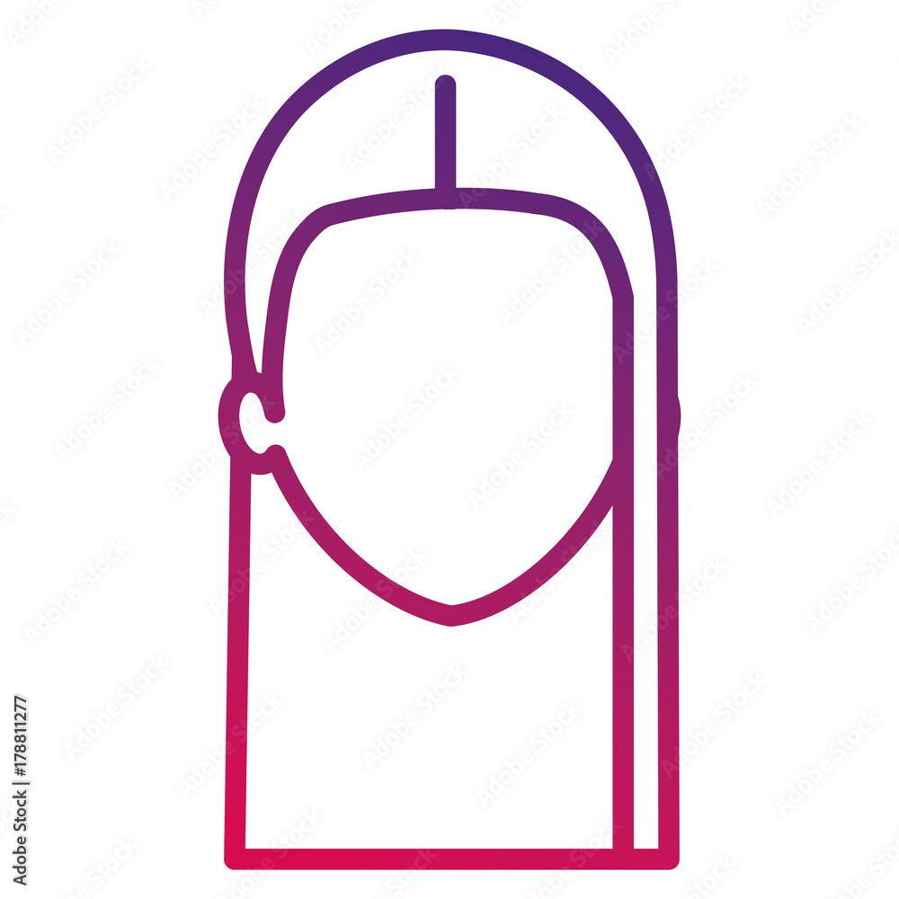 beautiful woman head avatar character beautiful woman head avatar character