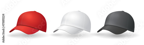Baseball hats templates Uniform cap