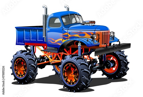 Cartoon Monster Truck