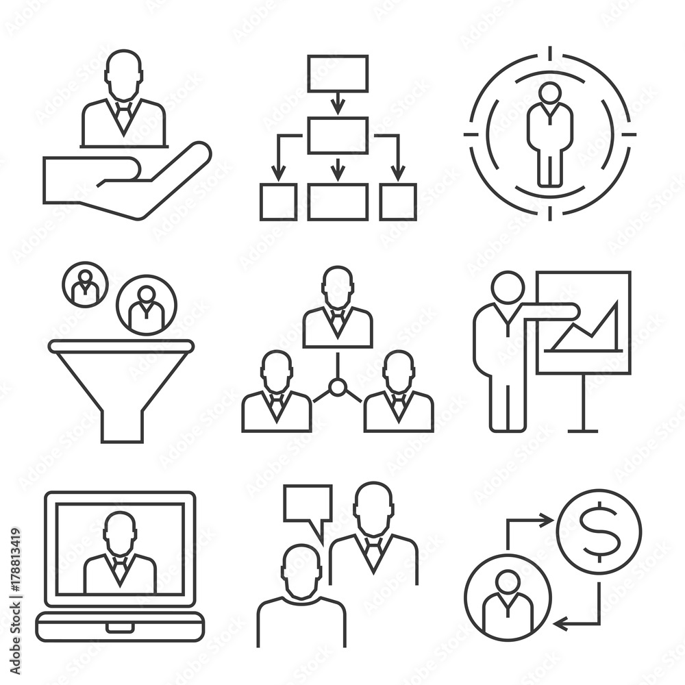 business and office icons business and office icons