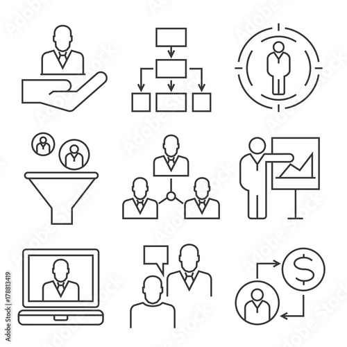 business and office icons