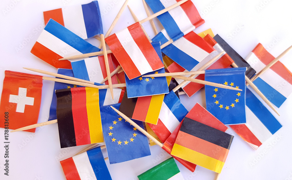 National flags of different countries