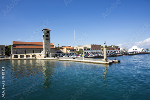 Rodos Adası Eski Saat Kulesi