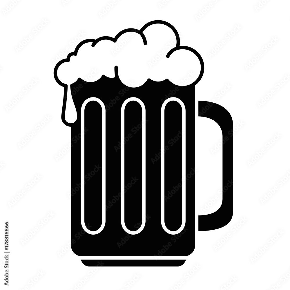 beer jar isolated icon beer jar isolated icon