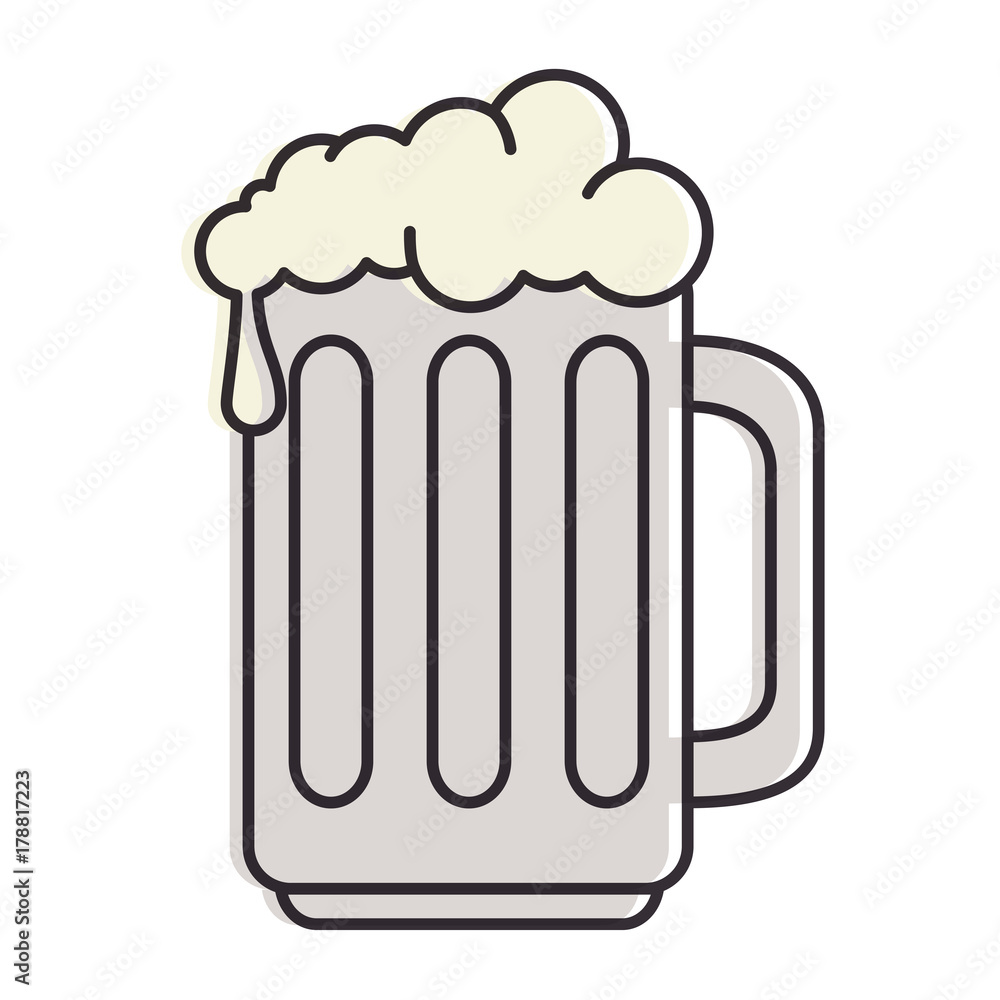 beer jar isolated icon beer jar isolated icon