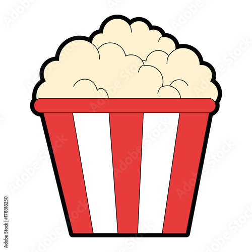 delicious pop corn icon