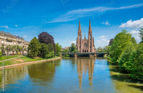 Saint Paul's Church in Strasbourg, Alsace, France