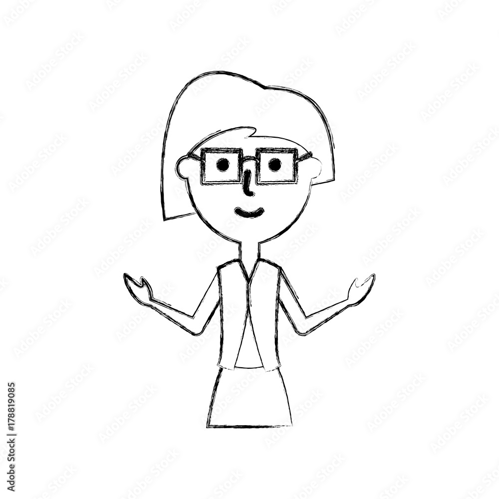 cartoon teacher woman icon over white background vector illustration cartoon teacher woman icon over white background vector illustration