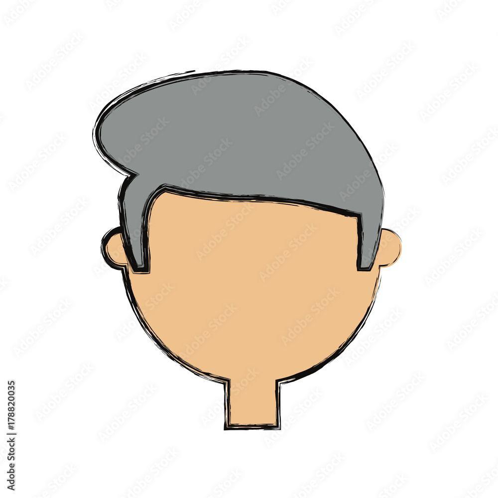 cartoon man face icon over white background vector illustration cartoon man face icon over white background vector illustration