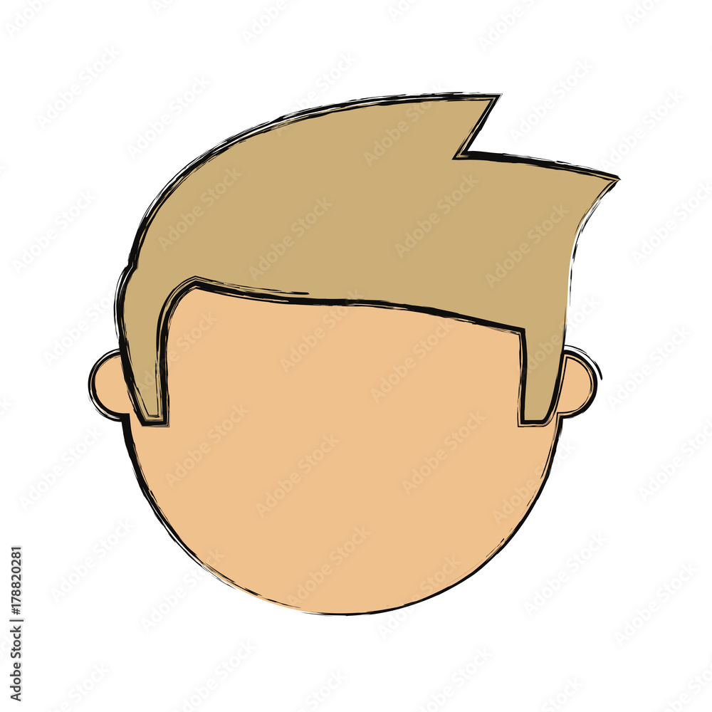 cartoon man face icon over white background vector illustration cartoon man face icon over white background vector illustration