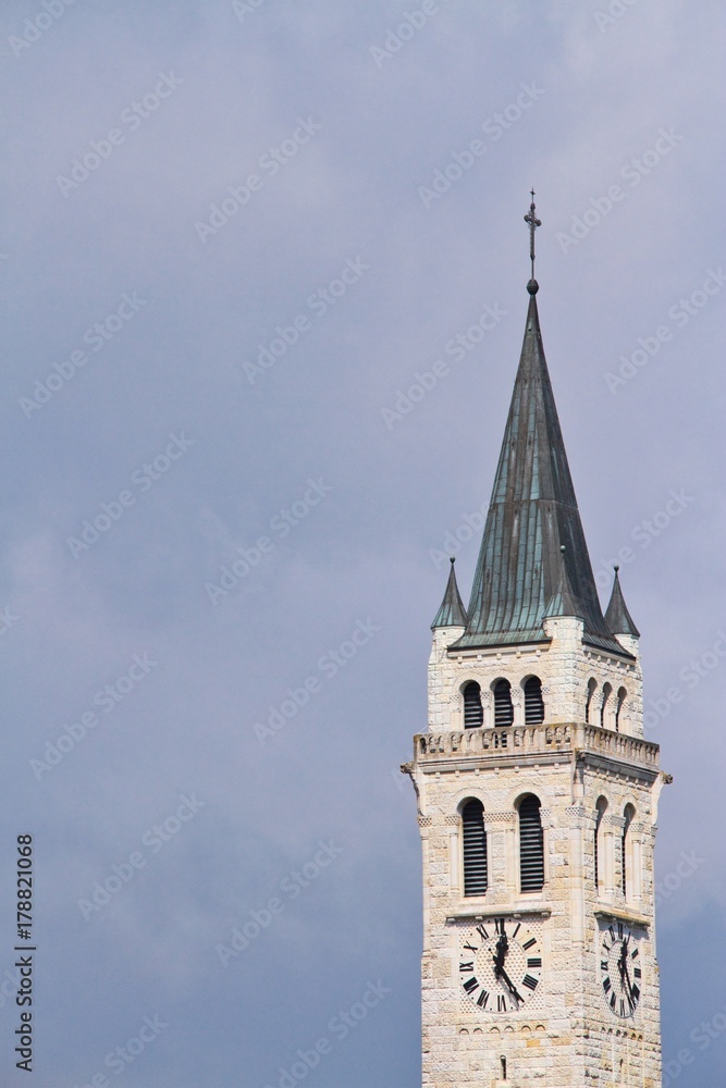 Clock Tower in Romanshorn, Switzerland