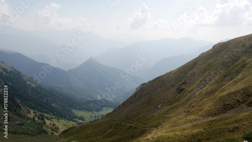 Valle Brembana Alpi Orobiche in Italia panorama
