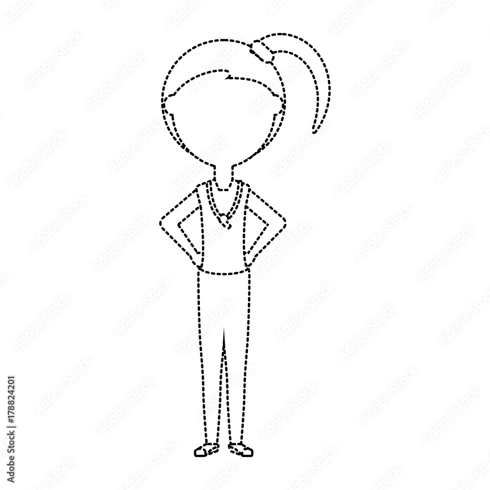 cartoon teacher woman icon over white background vector illustration ...