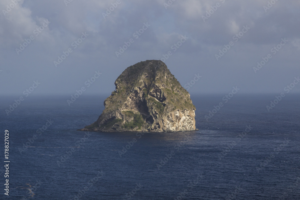 Naklejka premium Rocher du diamant en Martinique