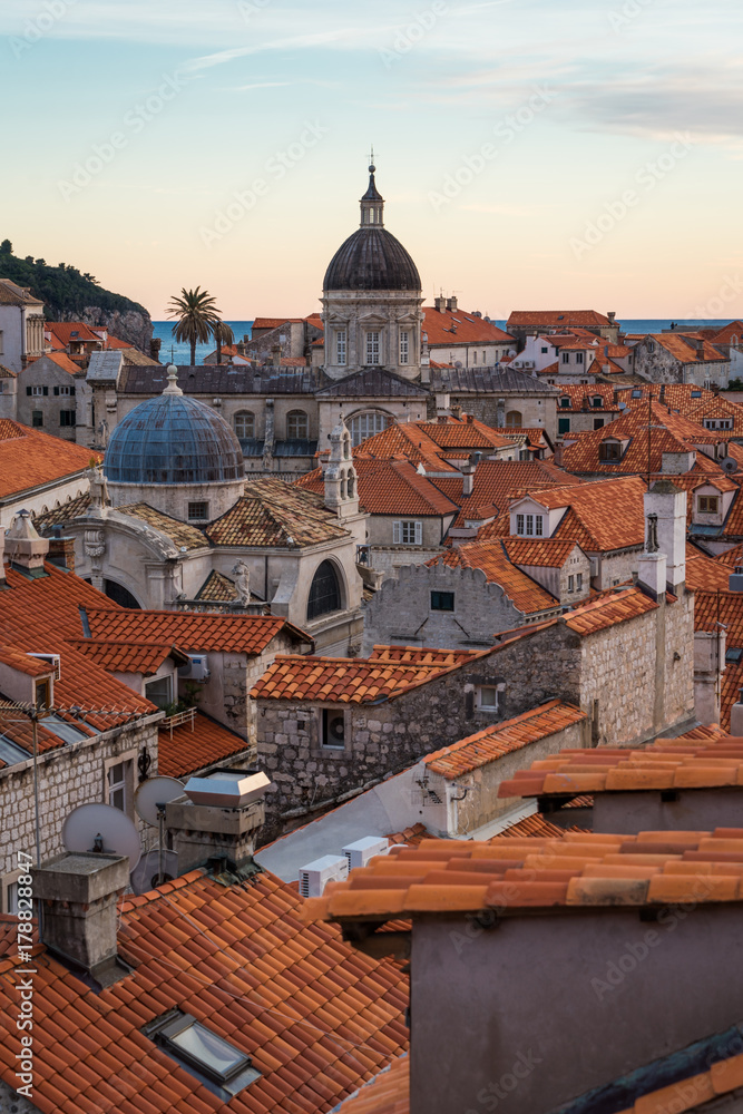 Fototapeta premium Altstadt Dubrovnik mit Sicht auf die Kathedrale