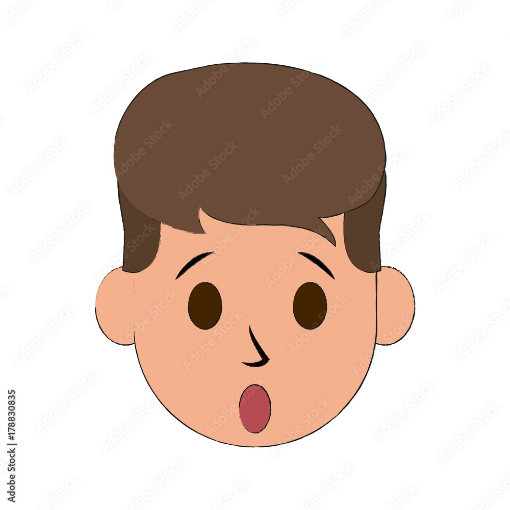 man surprised icon image vector illustration design man surprised icon image vector illustration design