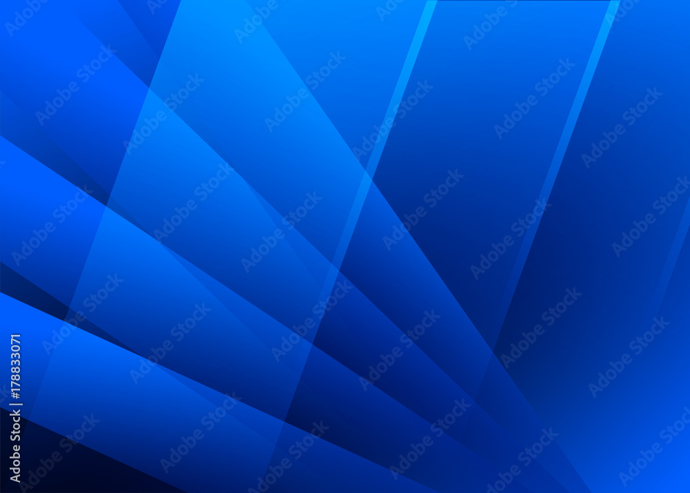 Obraz premium Blue geometric technological background. Template brochure, business card and layout design
