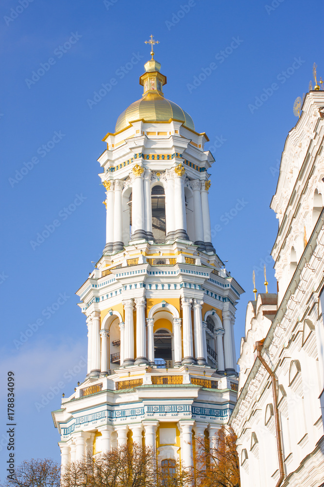 Belfry of the Pechersk Lavra in Kiev, Ukraine