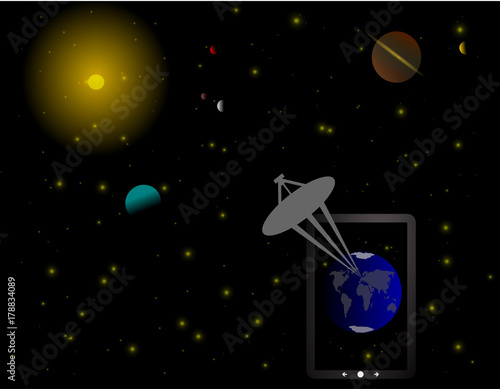 Smartphone auf der Suche nach Leben im Universum