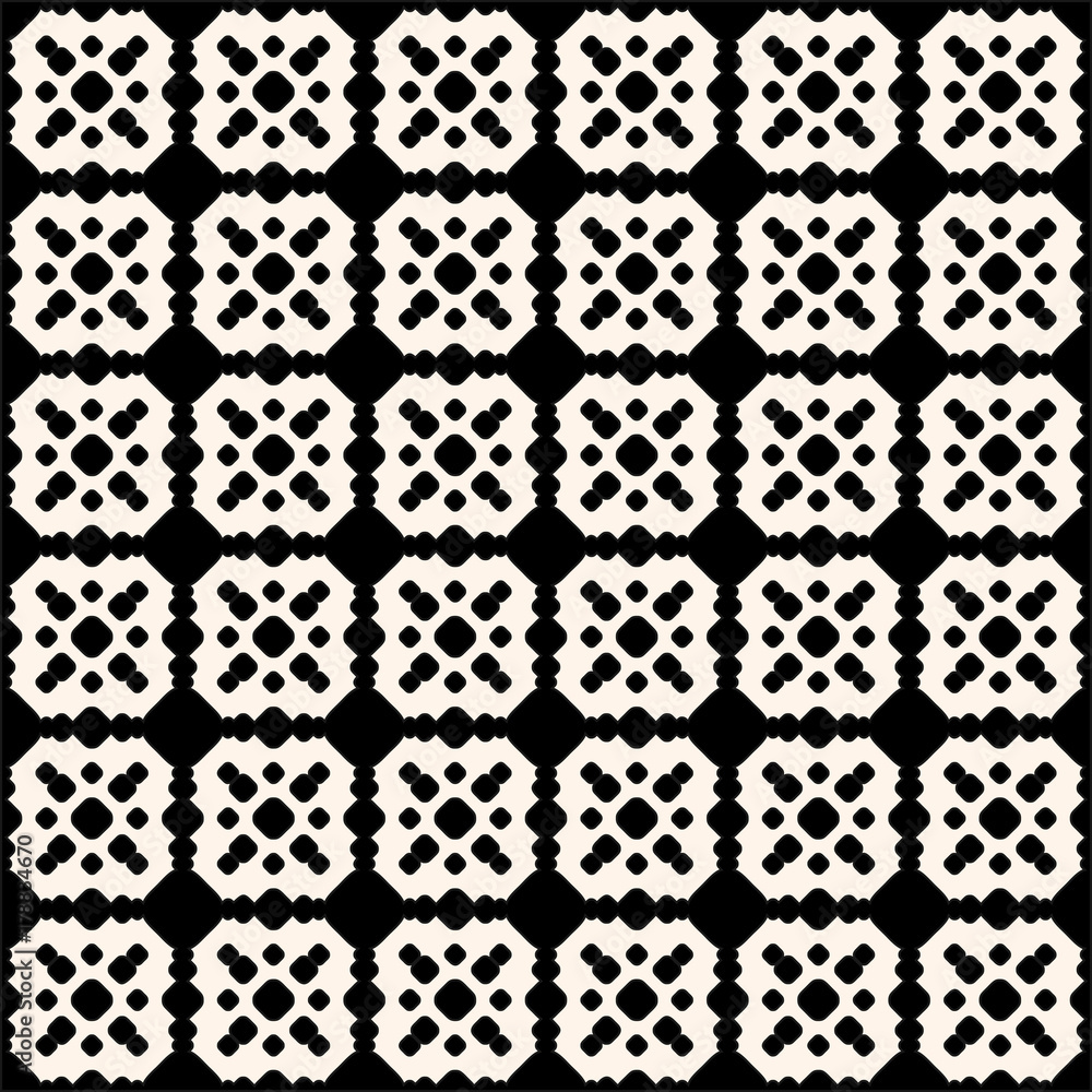 Ornamental tiling seamless pattern. Vector abstract geometric texture Ornamental tiling seamless pattern. Vector abstract geometric texture