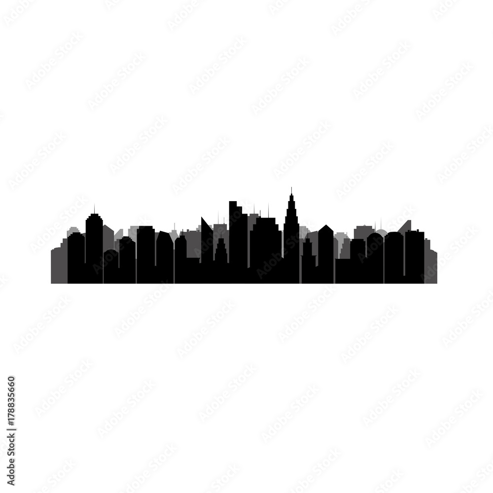 Fototapeta premium Skyline Silhouette