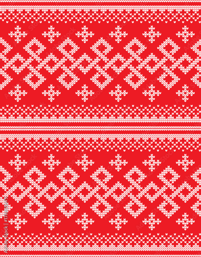 Winter festive Christmas knitted pattern woolen knitted Winter festive Christmas knitted pattern woolen knitted