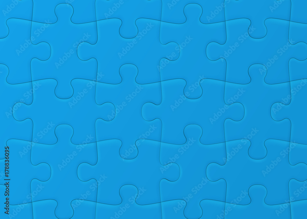 White jigsaw puzzle. Blank simple background. White jigsaw puzzle. Blank simple background.