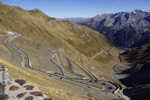 Stilfser Joch, Passo dello Stelvio, Passstrasse