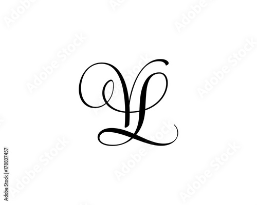 VL ,  Letter Logo Icon 1