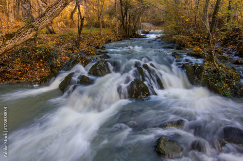 autumn waterfall