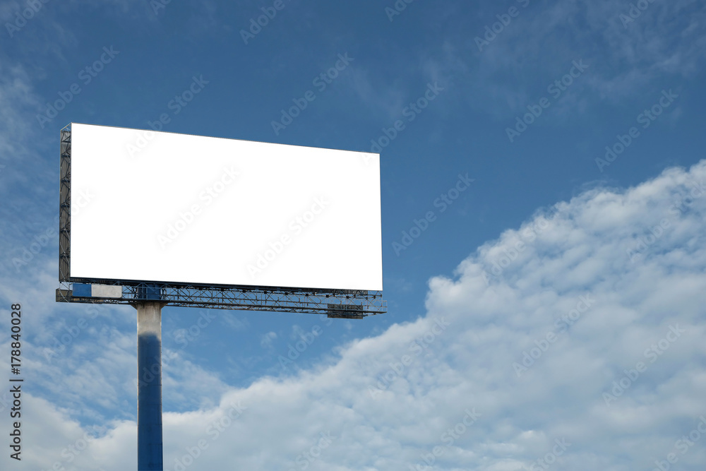 blank billboard with sky background blank billboard with sky background