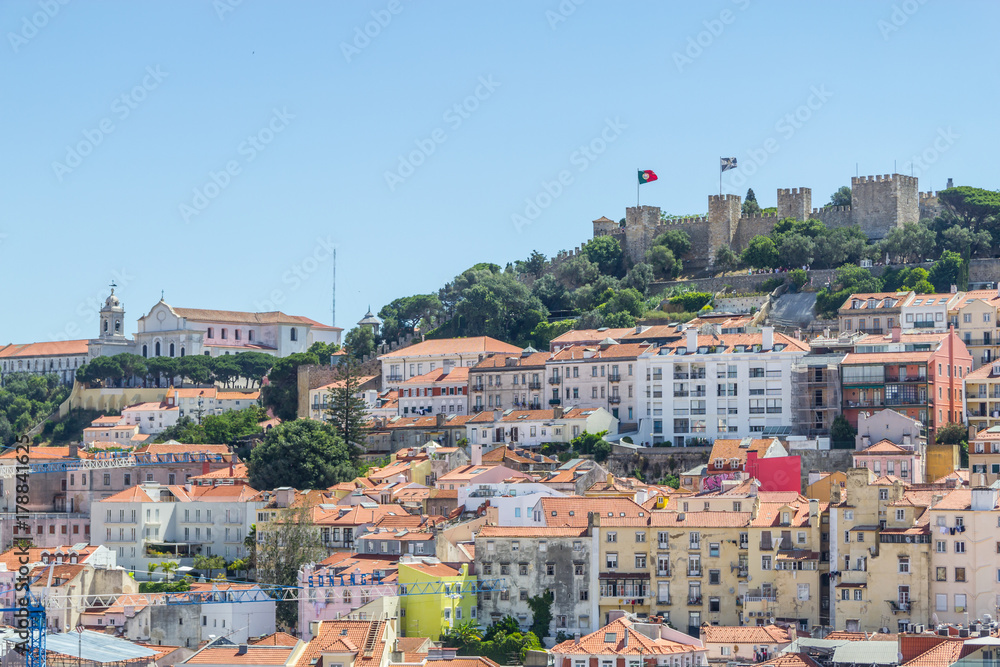 Sao Jorge Castle and Cityview of Lisboa