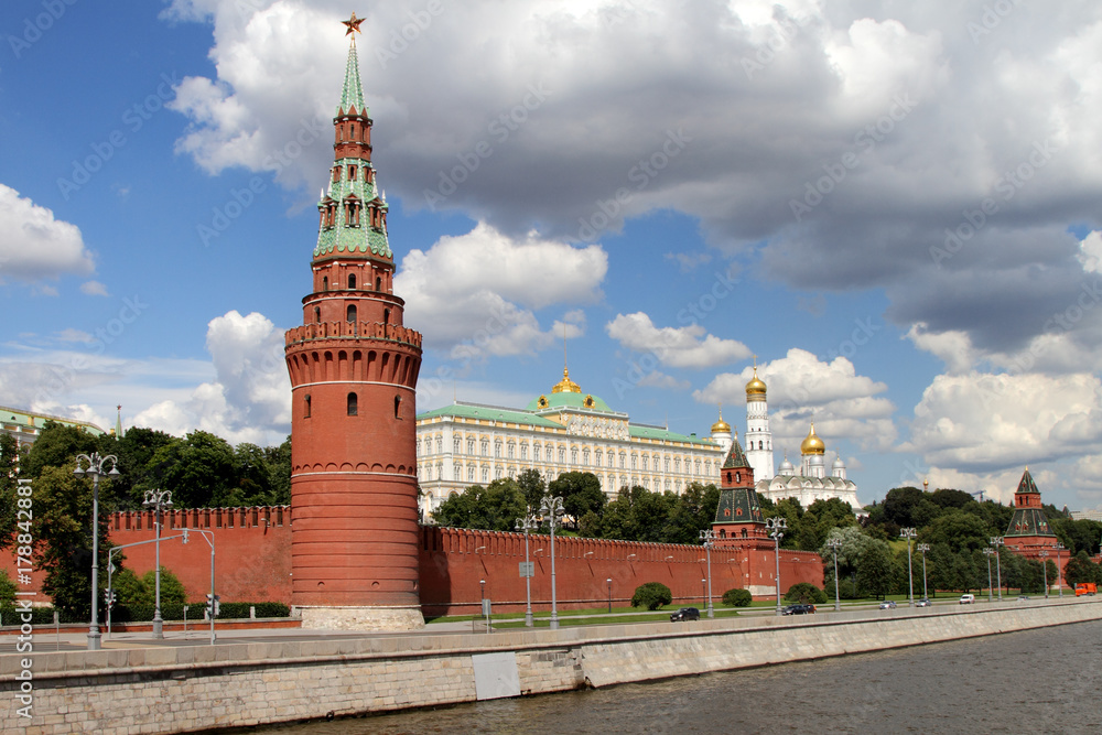 Architectural ensemble of the Moscow Kremlin.