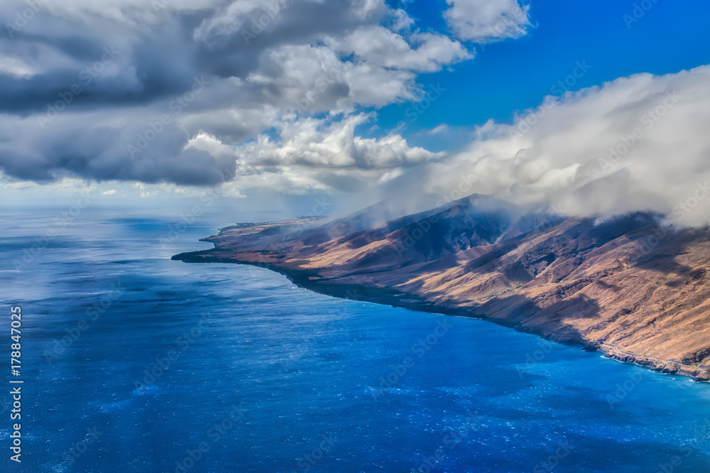 Over West Maui