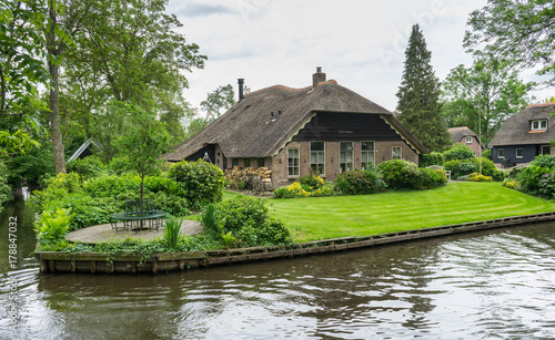 Traditional Dutch House in Giethoorn, Netherlands