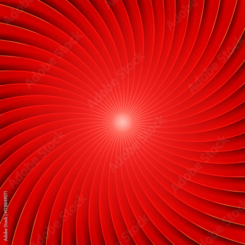 Abstract Red Spiral Background