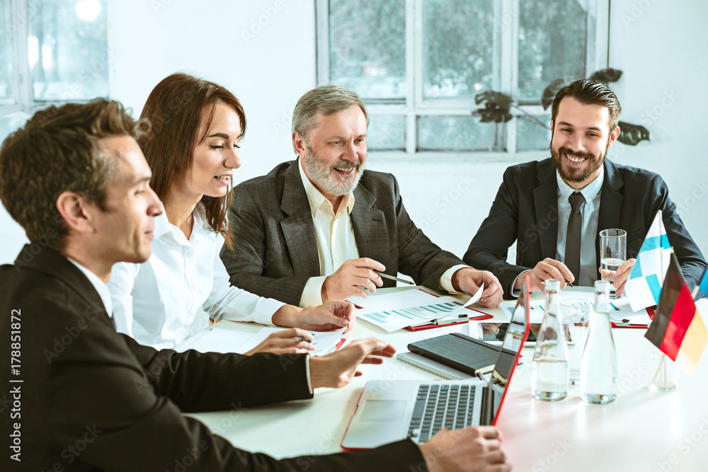 Business people working together Business people working together