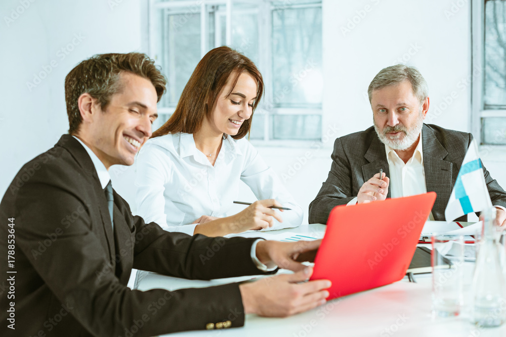 Business people working together Business people working together