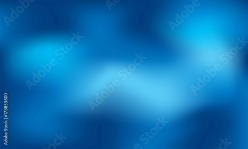 Abstract blue blur color gradient background for graphic design. Vector illustration.